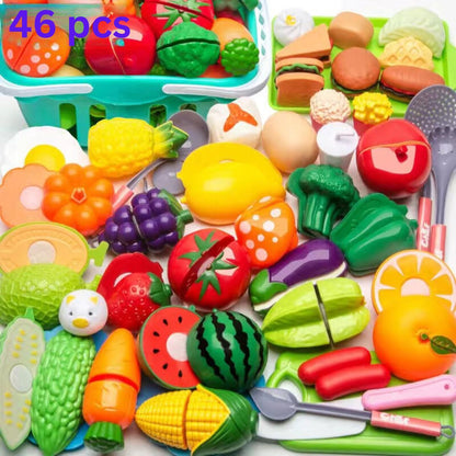 Fruit and Vegetable Cutting Play Set