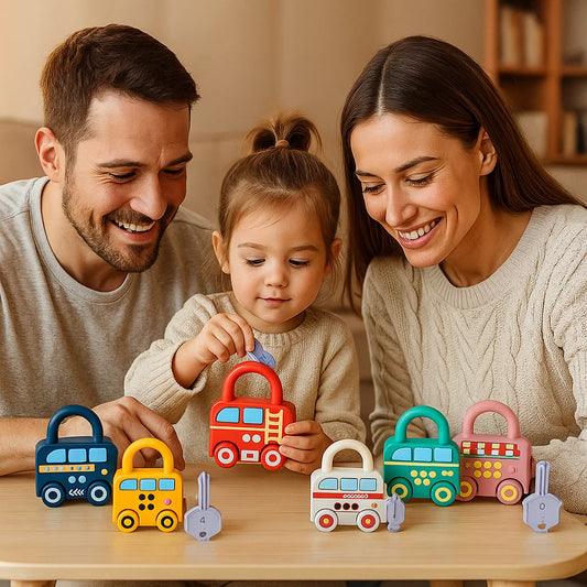 Montessori Key and Lock – Patterns & Colors Toy