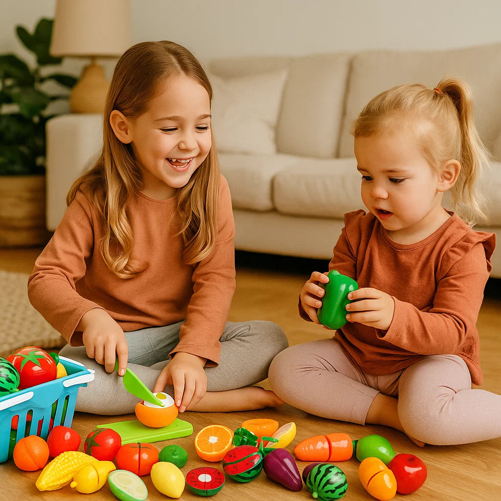 Fruit and Vegetable Cutting Play Set