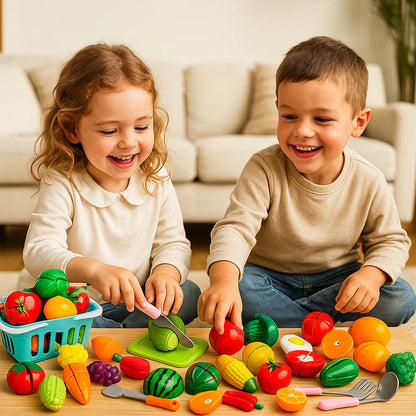 Fruit and Vegetable Cutting Play Set