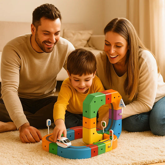 Magic Cube Train Track – Kids Toy