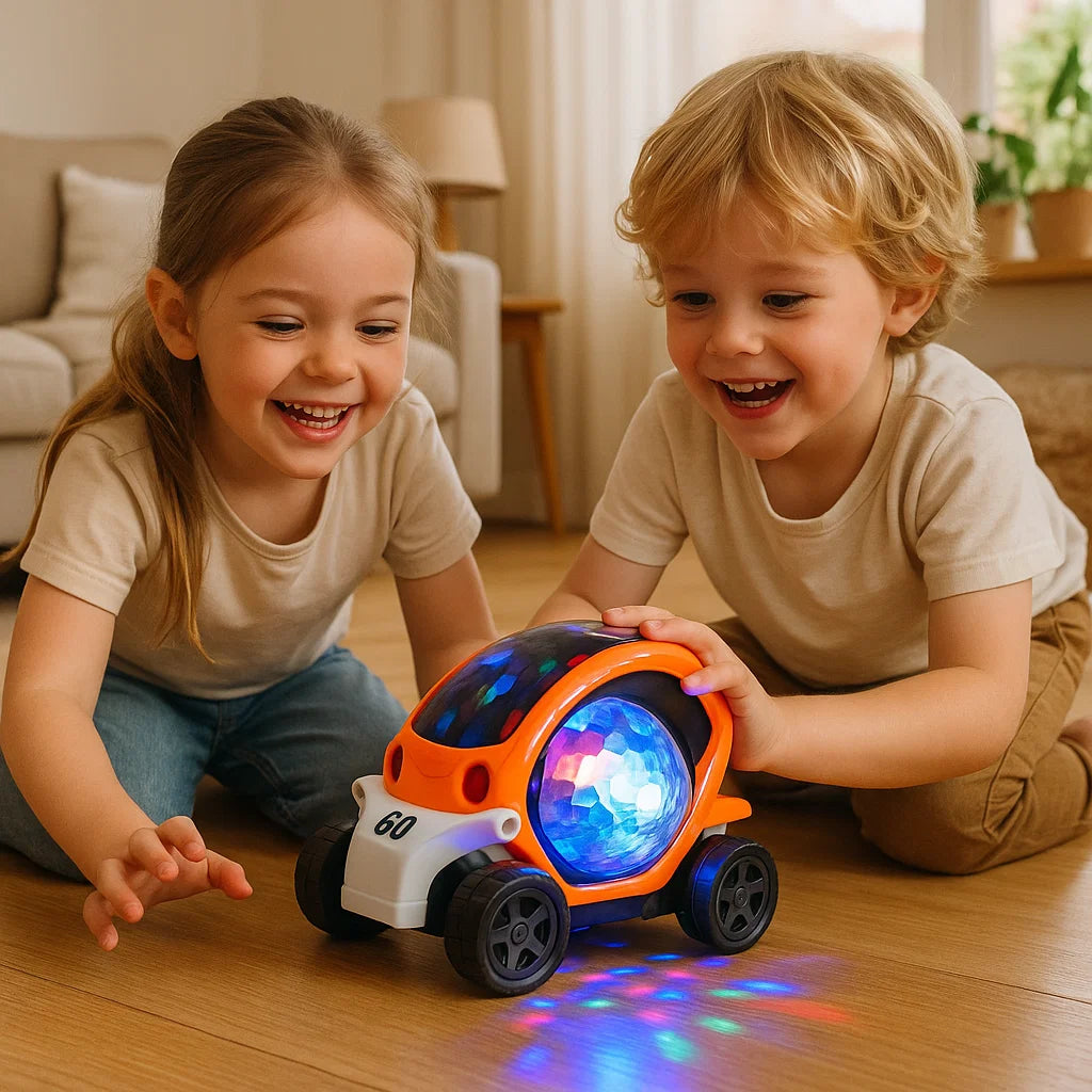 Light Up 360° Music Stunt Car