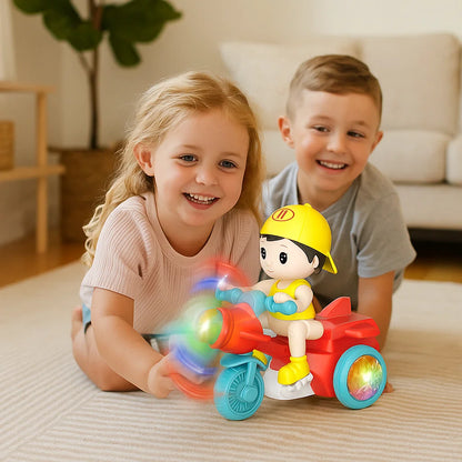 Light-Up Musical Kids Stunt Scooter Toy