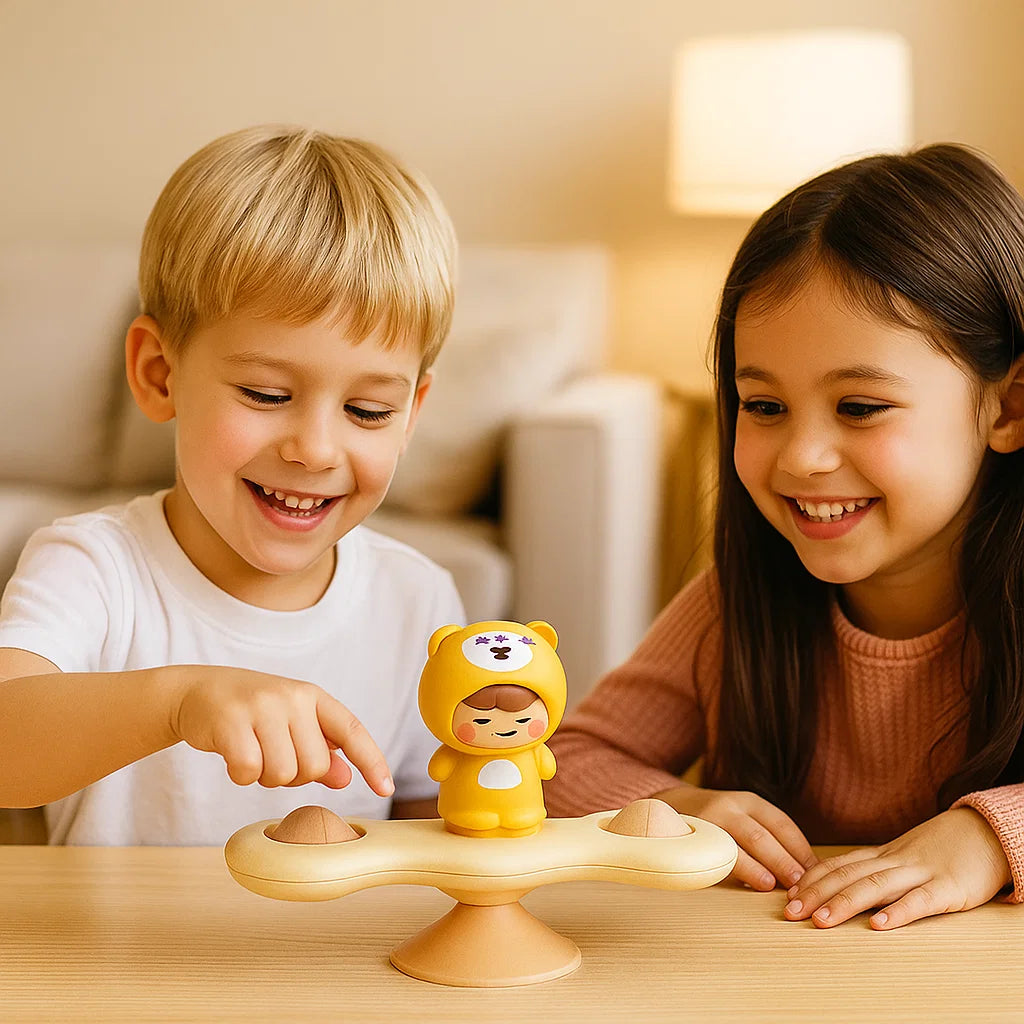 Montessori Suction Cup Spinner – Rotating Educational Toy