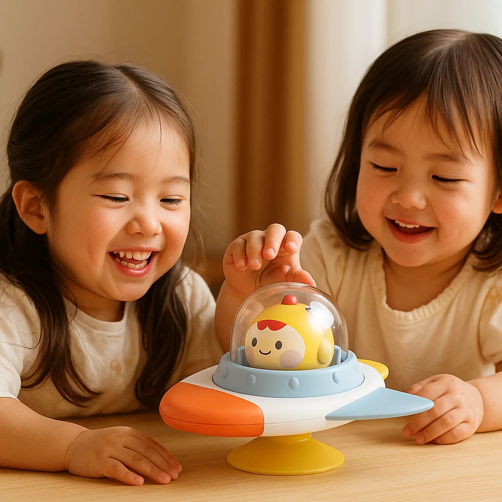 Montessori Suction Cup Spinner – Rotating Educational Toy