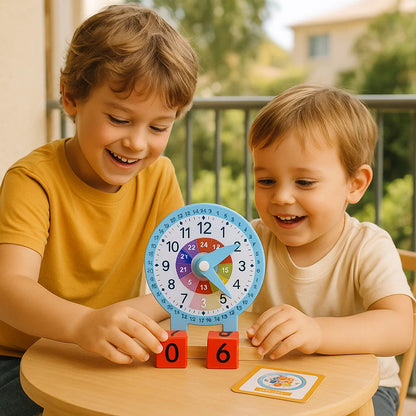Educational Montessori Clock & Time Learning Toy