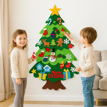 Montessori Felt Christmas Tree