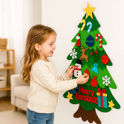 Montessori Felt Christmas Tree