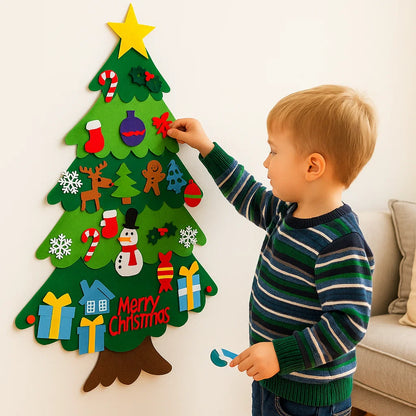 Montessori Felt Christmas Tree