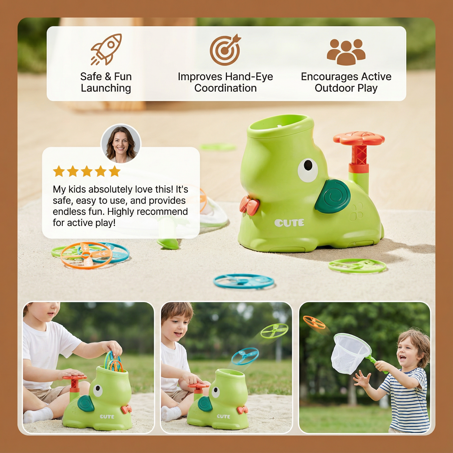 SkySpinner - Flying Disc Launcher