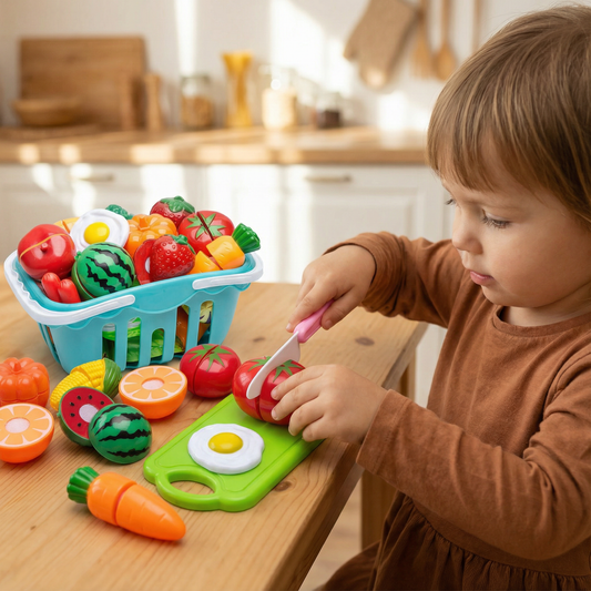 Fruit and Vegetable Cutting Play Set