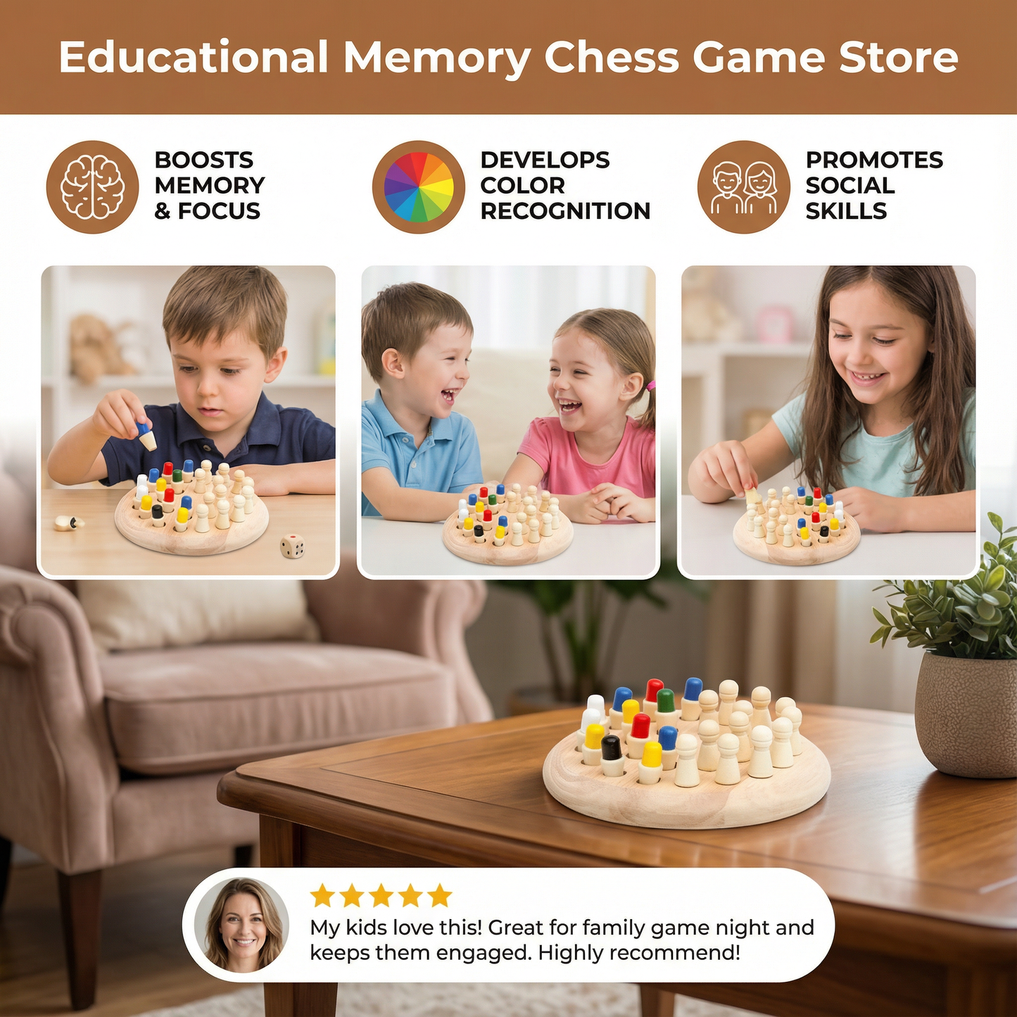 Educational Memory Chess Game