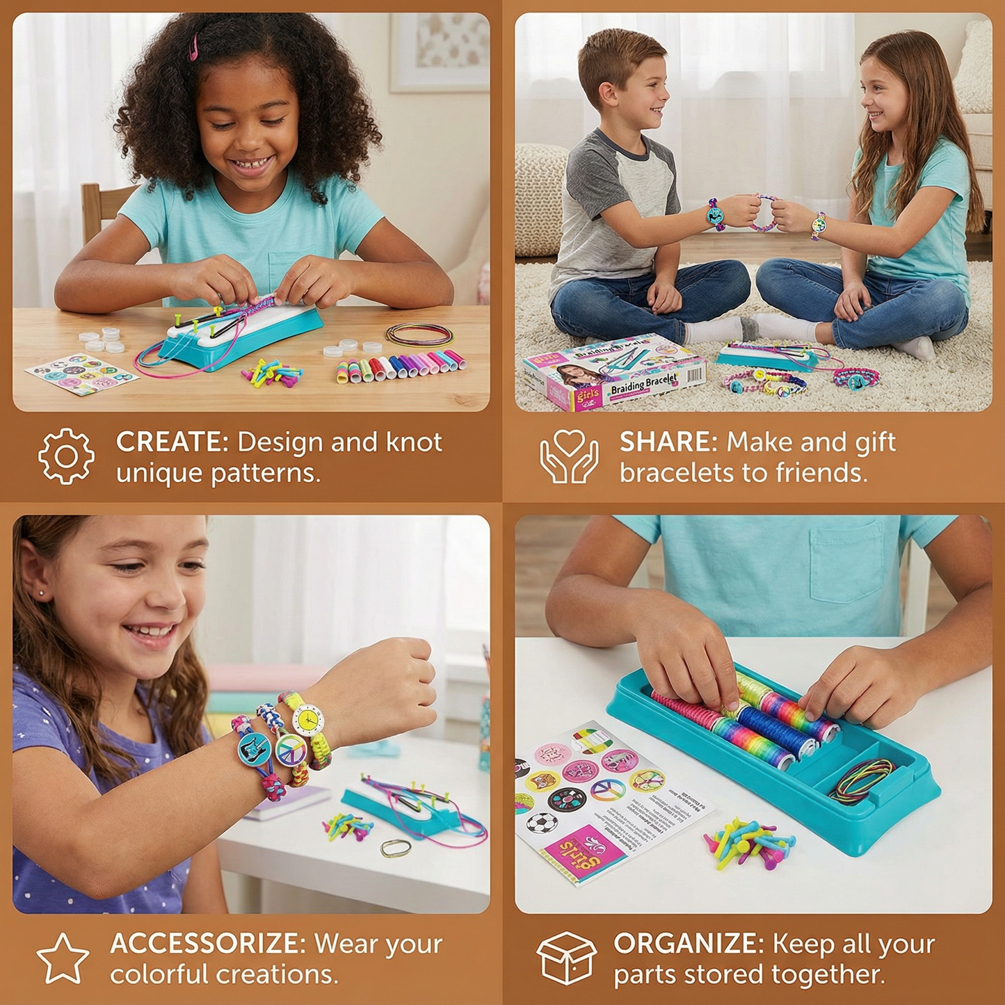 Creative Bracelet Weaving Set