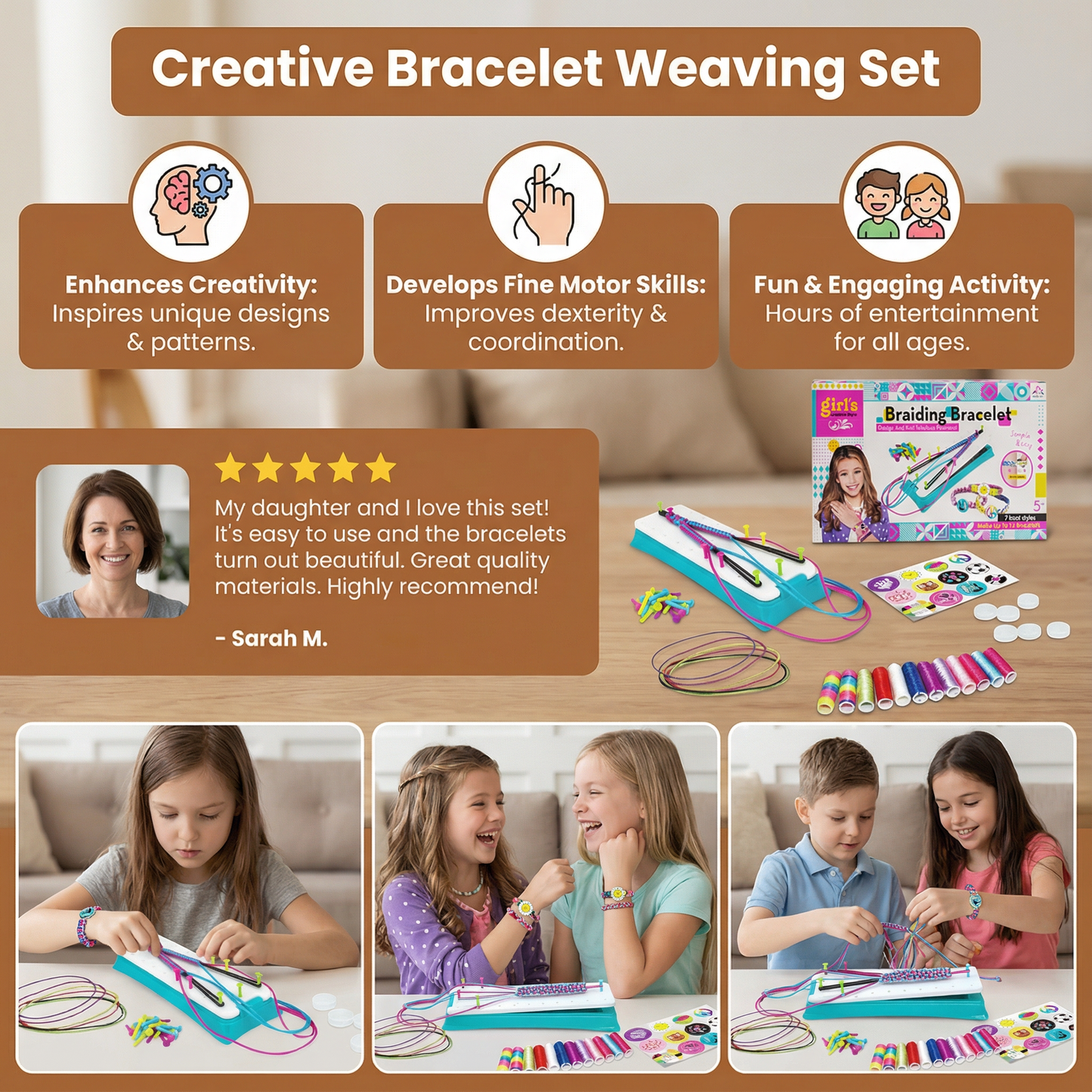 Creative Bracelet Weaving Set