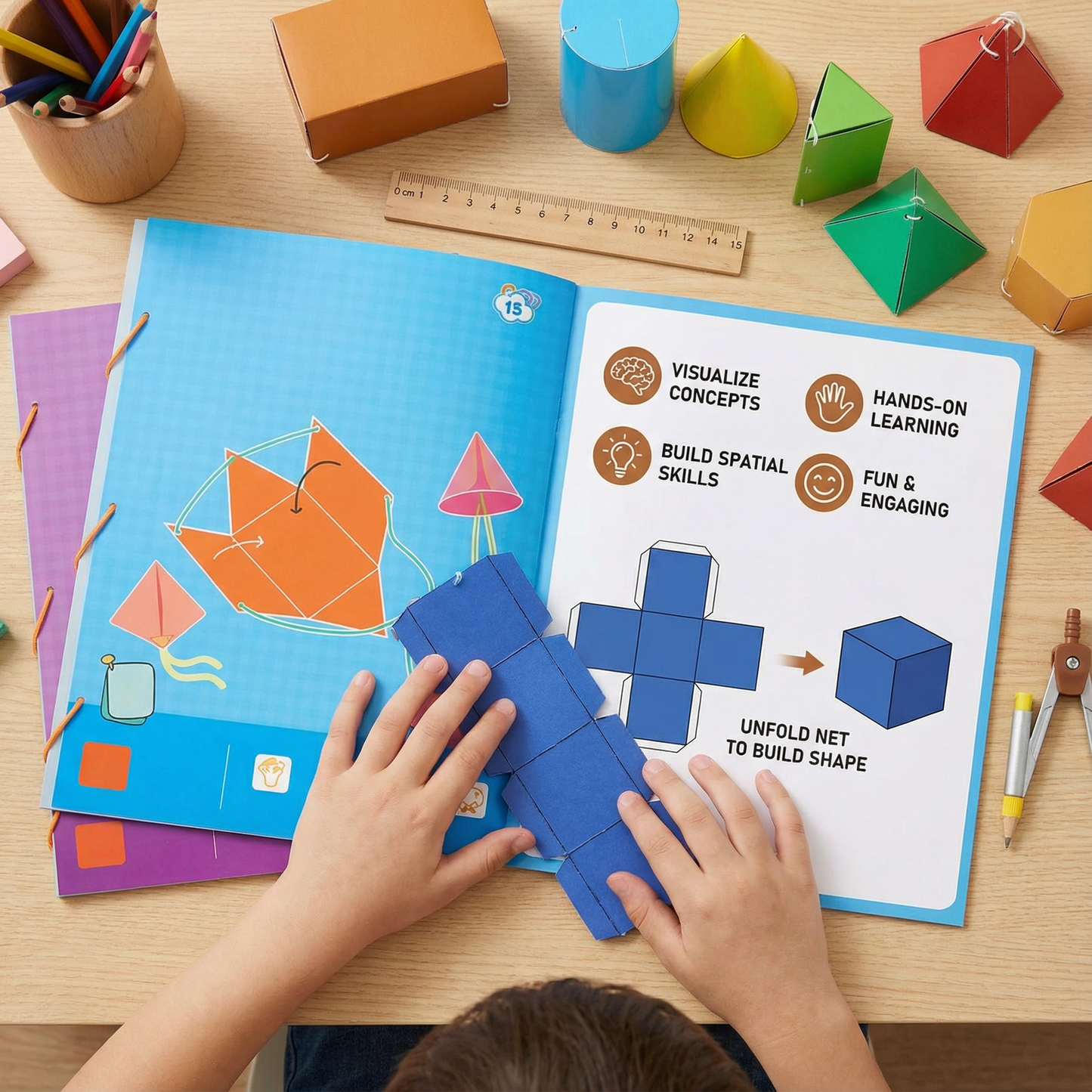 Brilliant Geometry Learning Book for Kids