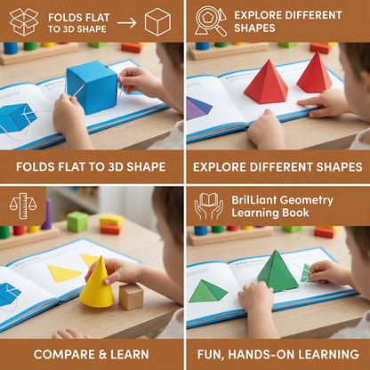 Brilliant Geometry Learning Book for Kids