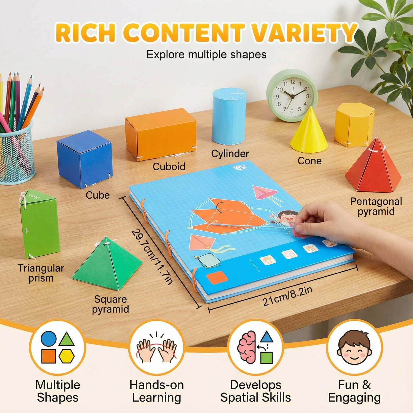 Brilliant Geometry Learning Book for Kids