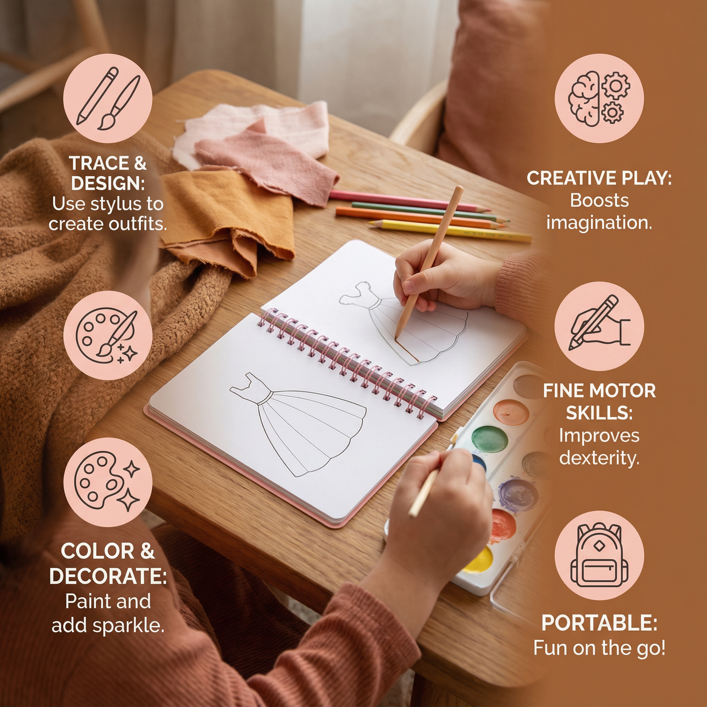 Princess Coloring and Craft Book