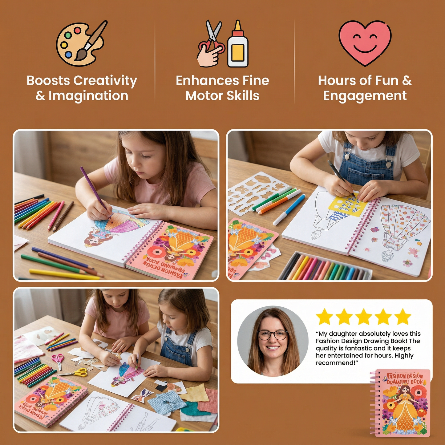 Princess Coloring and Craft Book