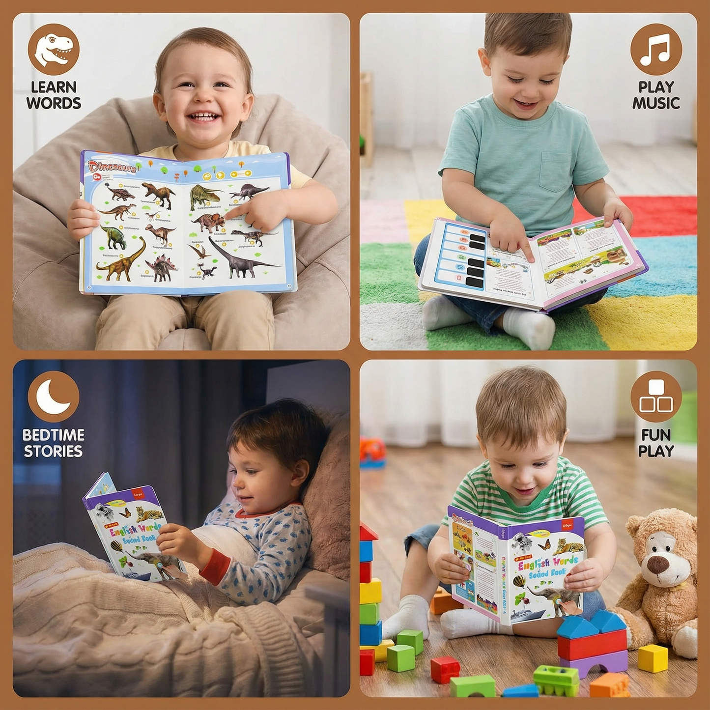 Talking English Learning Book for Children