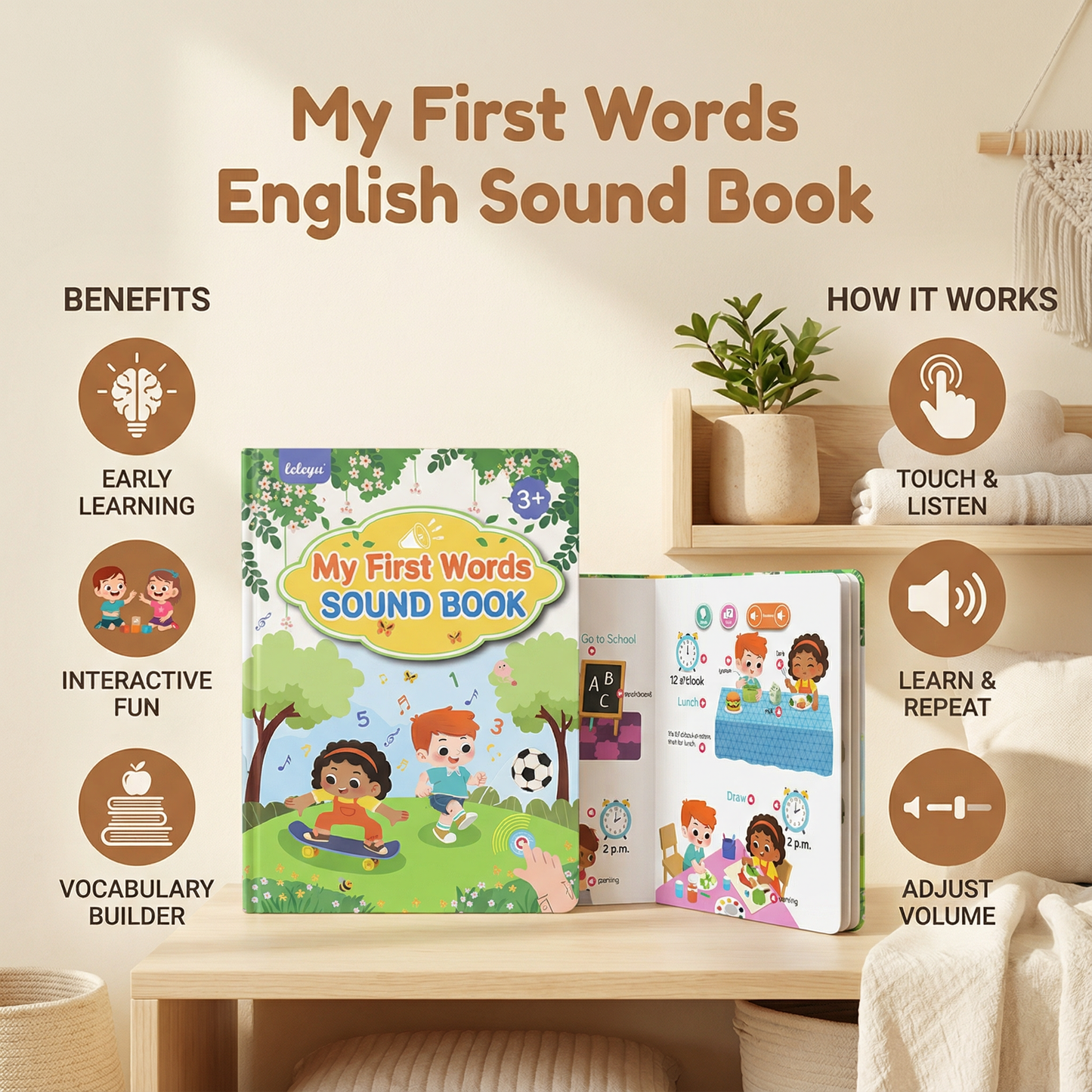 My First Words English Sound Book