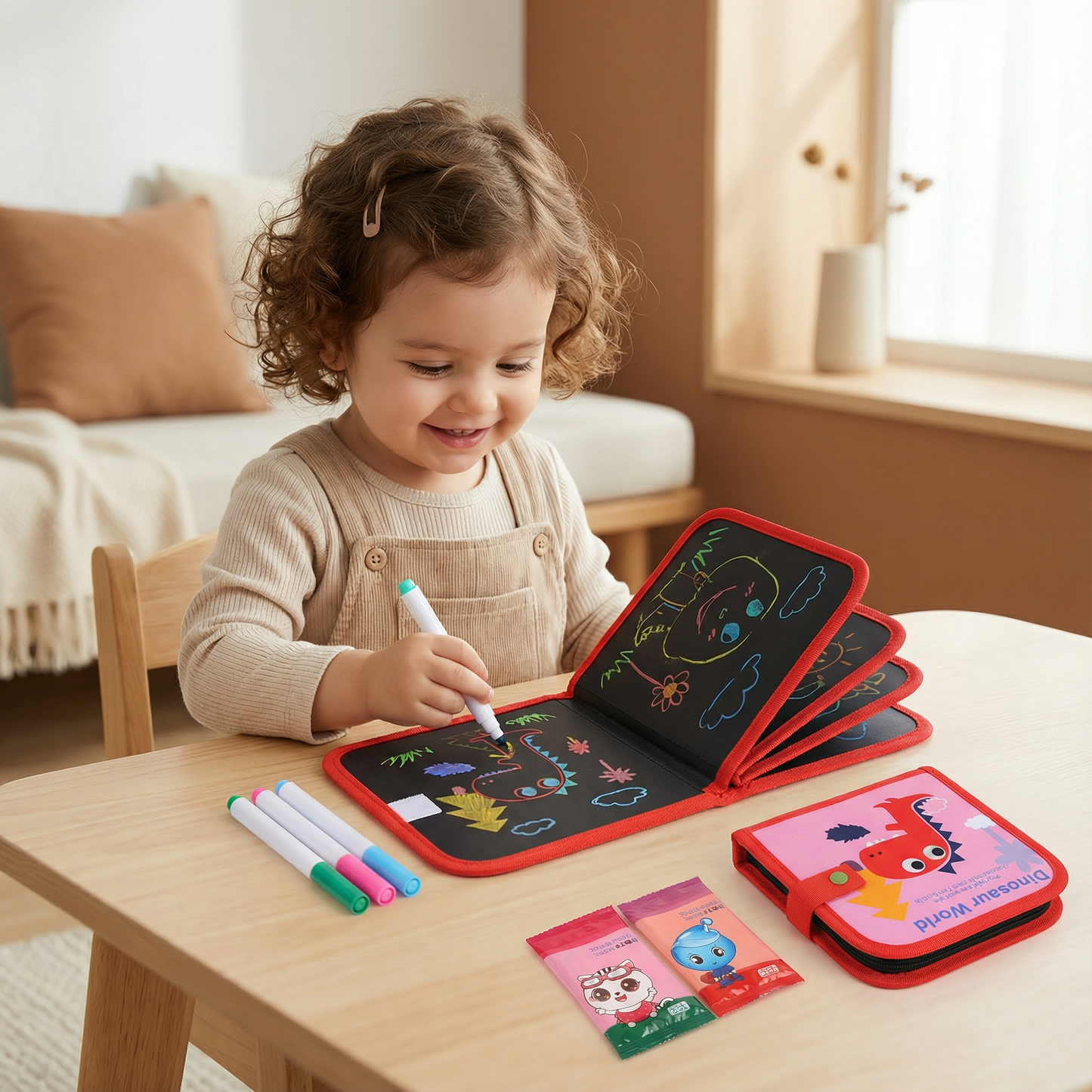 Portable Reusable Drawing Book for Children