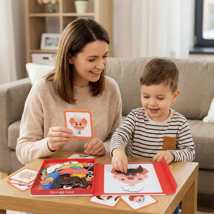Educational Facial Expression Learning Puzzle for Kids
