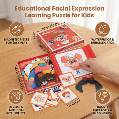 Educational Facial Expression Learning Puzzle for Kids