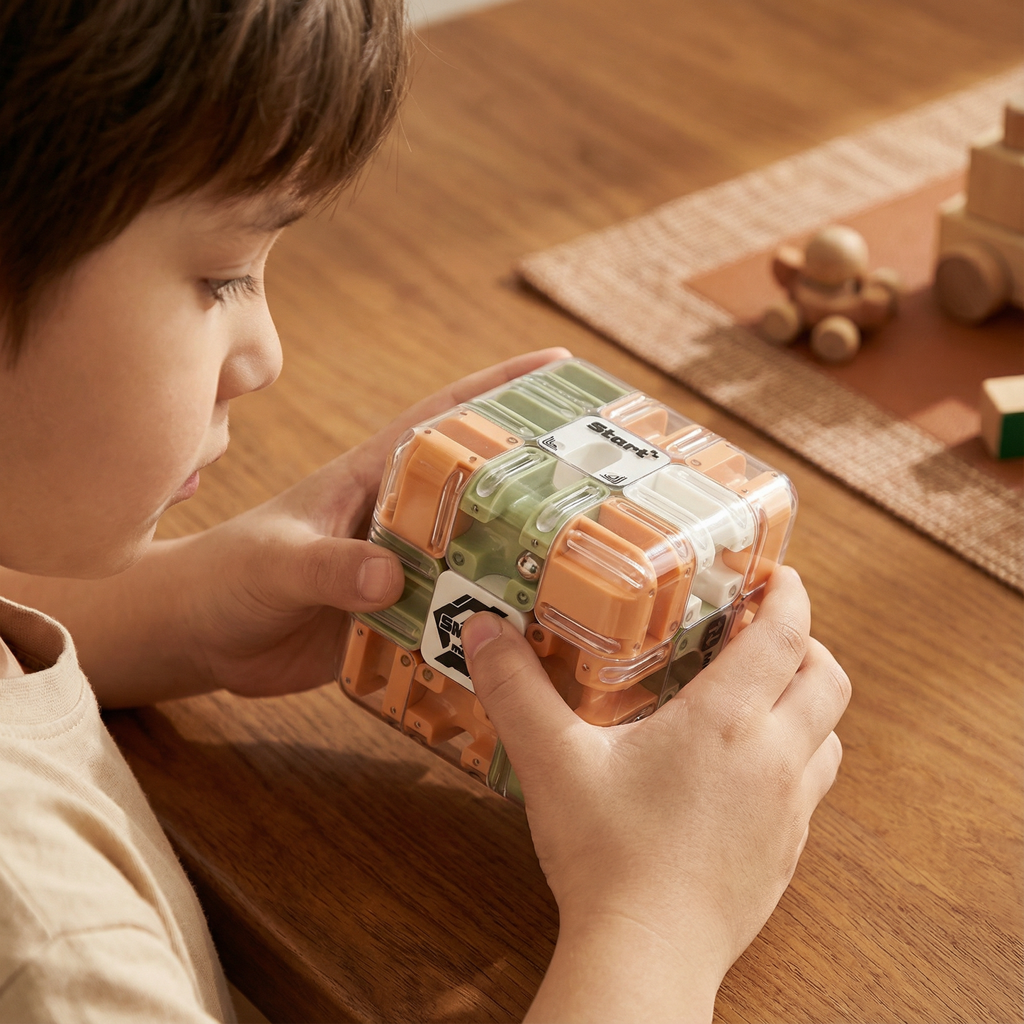 3D Labyrinth Puzzle Cube