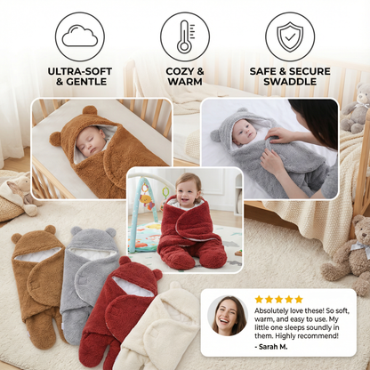 Baby Blanket and Pajamas in Bear Design