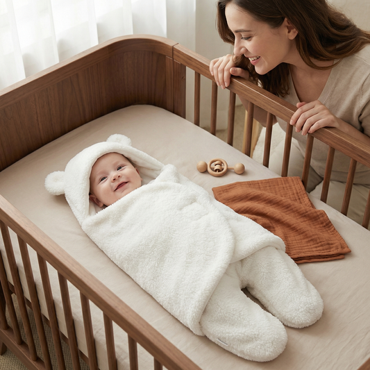 Baby Blanket and Pajamas in Bear Design