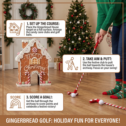 Gingerbread Golf Christmas Toy