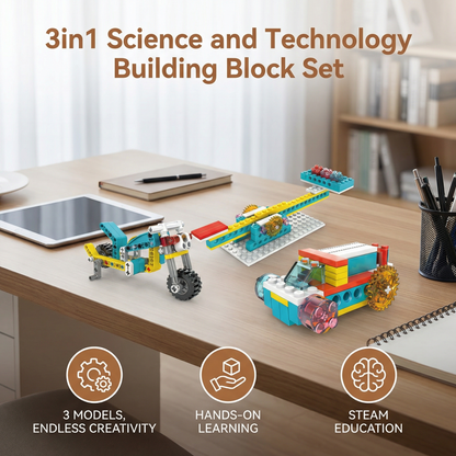 3in1 Science and Technology Building Block Set