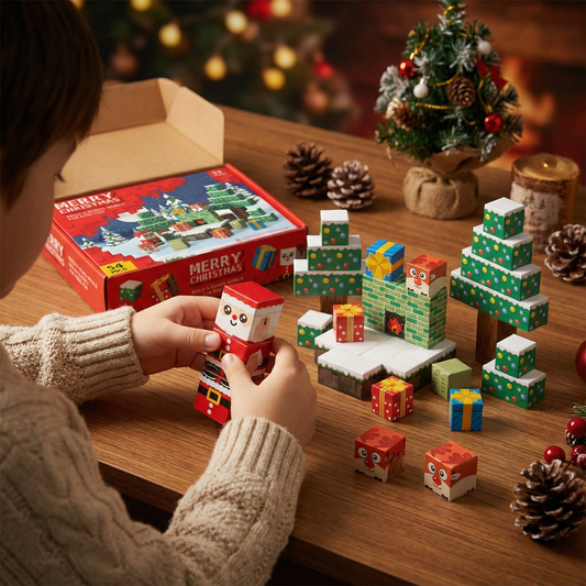 Christmas Magnetic Building Blocks