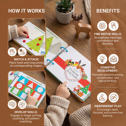 Educational Montessori Christmas Story Book