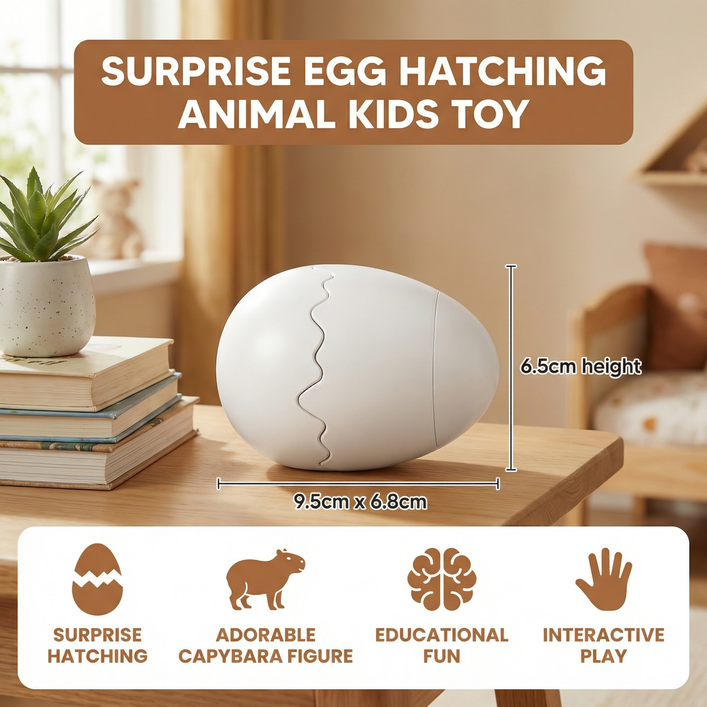 Surprise Egg Hatching Animal Kids Toy