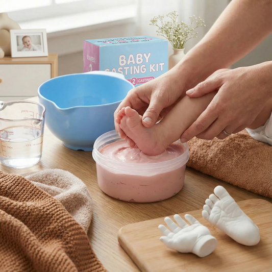 Baby Hand & Footprint Keepsake Kit – Memory Set for Newborns & Parents