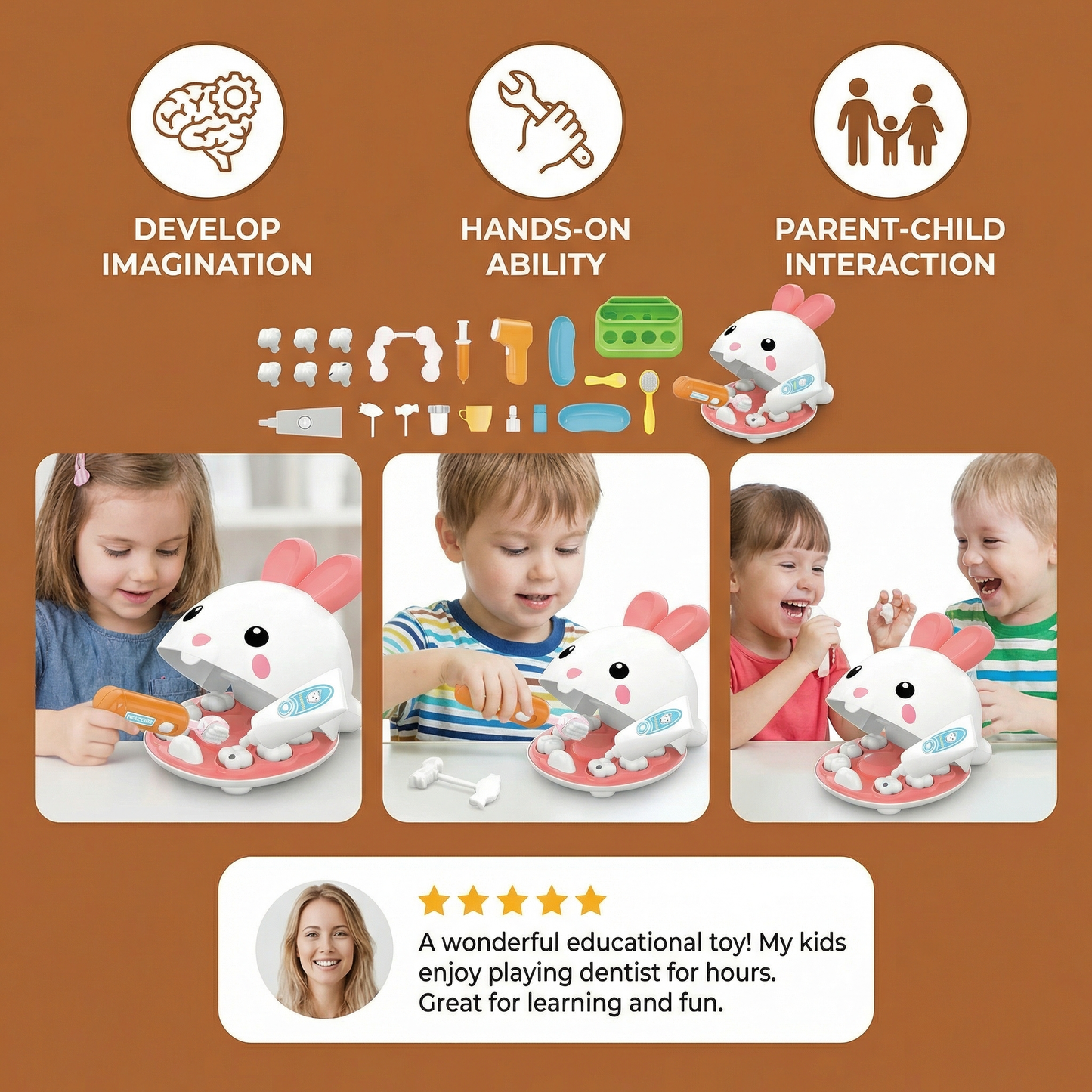 Mini Dentist Rabbit Game